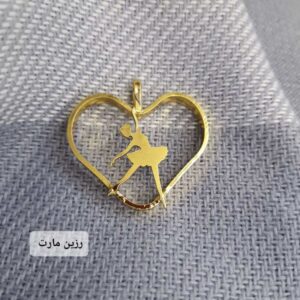 فریم گردنبند طلایی