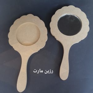 آیینه چوبی طرح دایره